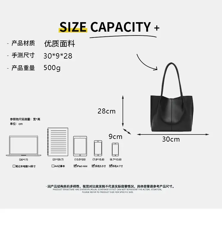 Brown Leather Tote Bag for Women 2025 — feature 2