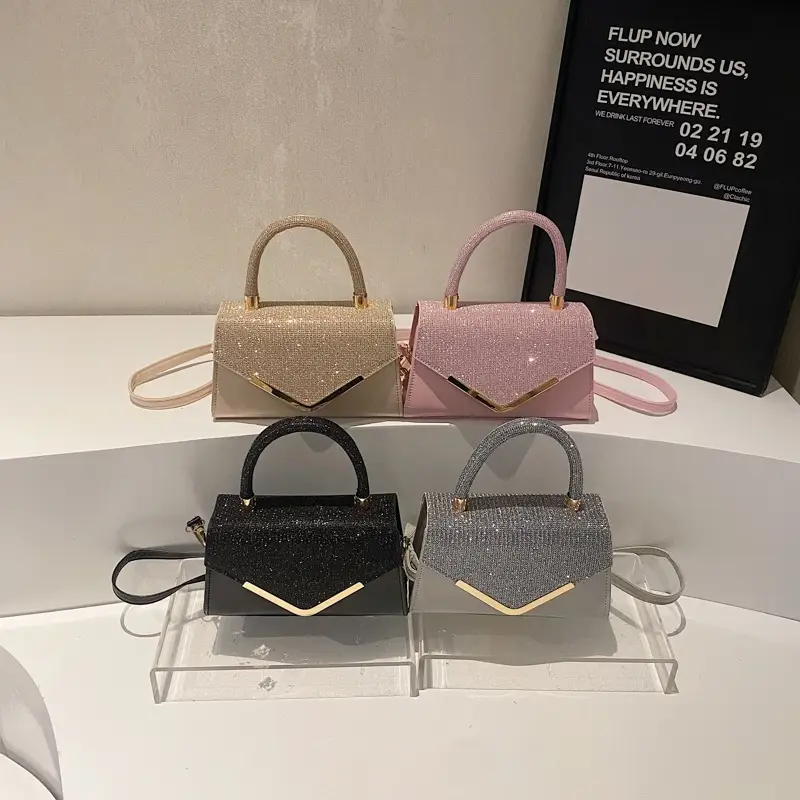Pink Textured Shoulder Bag for Women 2025 - Image 8
