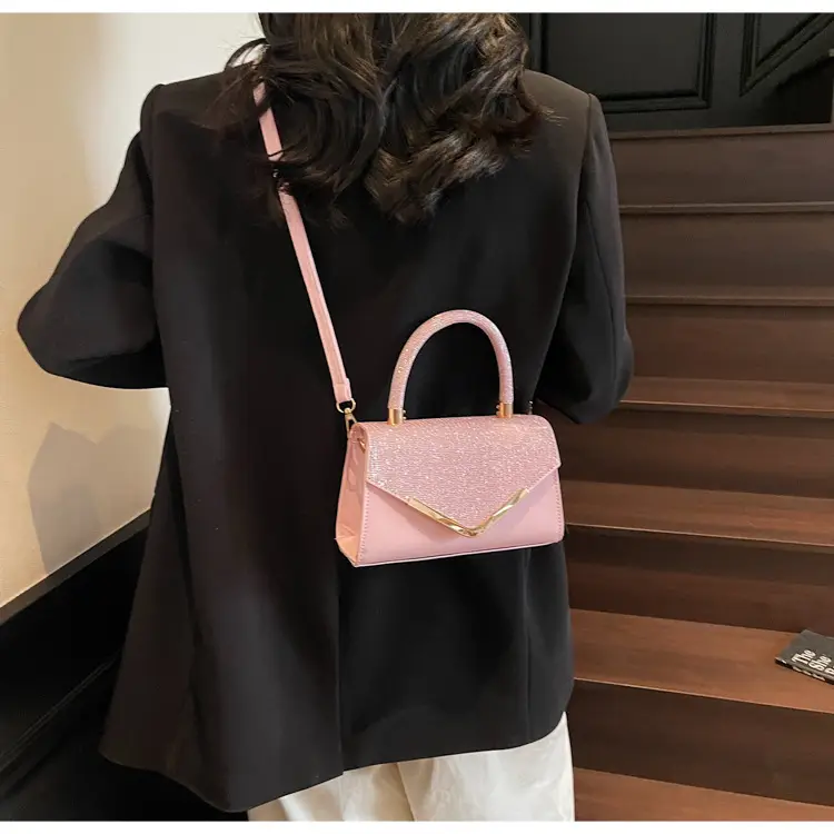 Pink Textured Shoulder Bag for Women 2025 — feature 8