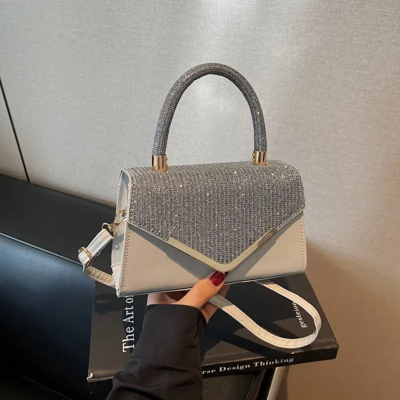 Pink Textured Shoulder Bag for Women 2025 - Image 3