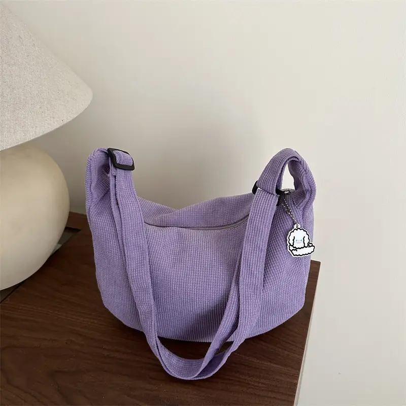 Women Canvas Shoulder Bag Tan 2025 Spring Summer - Image 10