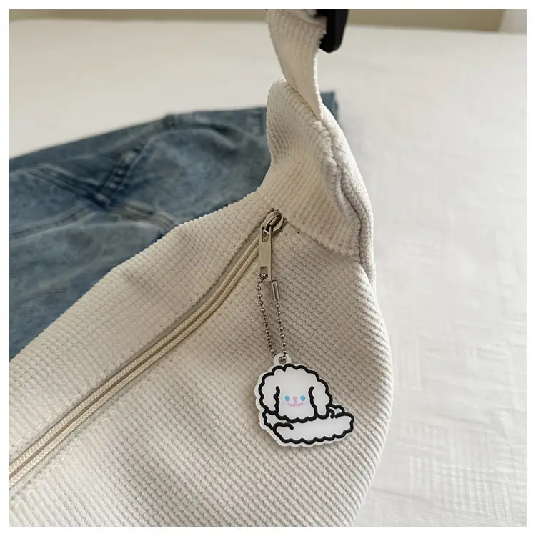 Women Canvas Shoulder Bag Tan 2025 Spring Summer — feature 12
