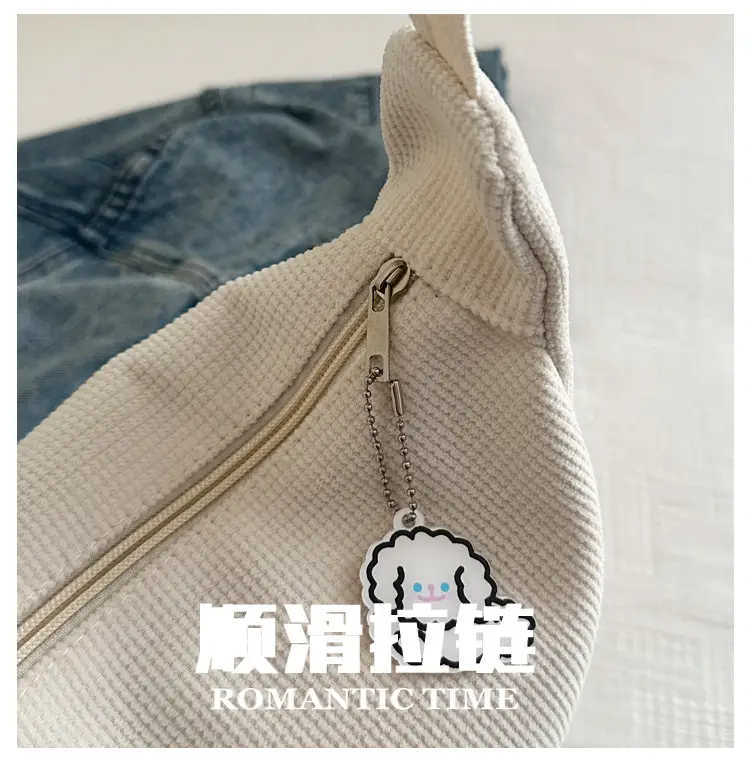 Women Canvas Shoulder Bag Tan 2025 Spring Summer — feature 5