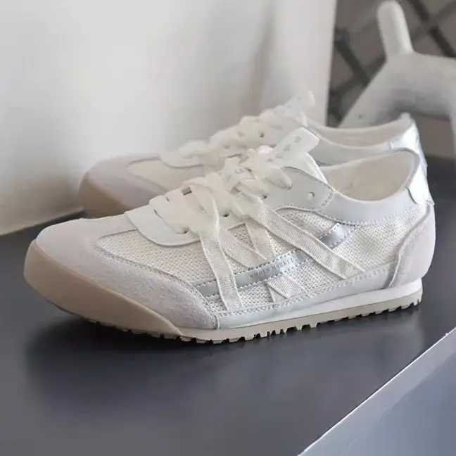 Summer Not Tired Feet Training Shoes Women's 2025 New Mesh Breathable Forrest Gump Shoes Flat Casual All-match White Shoes - Image 4