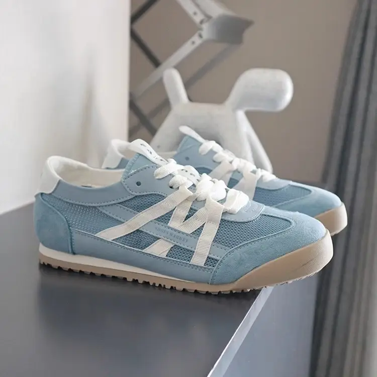 Summer Not Tired Feet Training Shoes Women's 2025 New Mesh Breathable Forrest Gump Shoes Flat Casual All-match White Shoes - Image 2