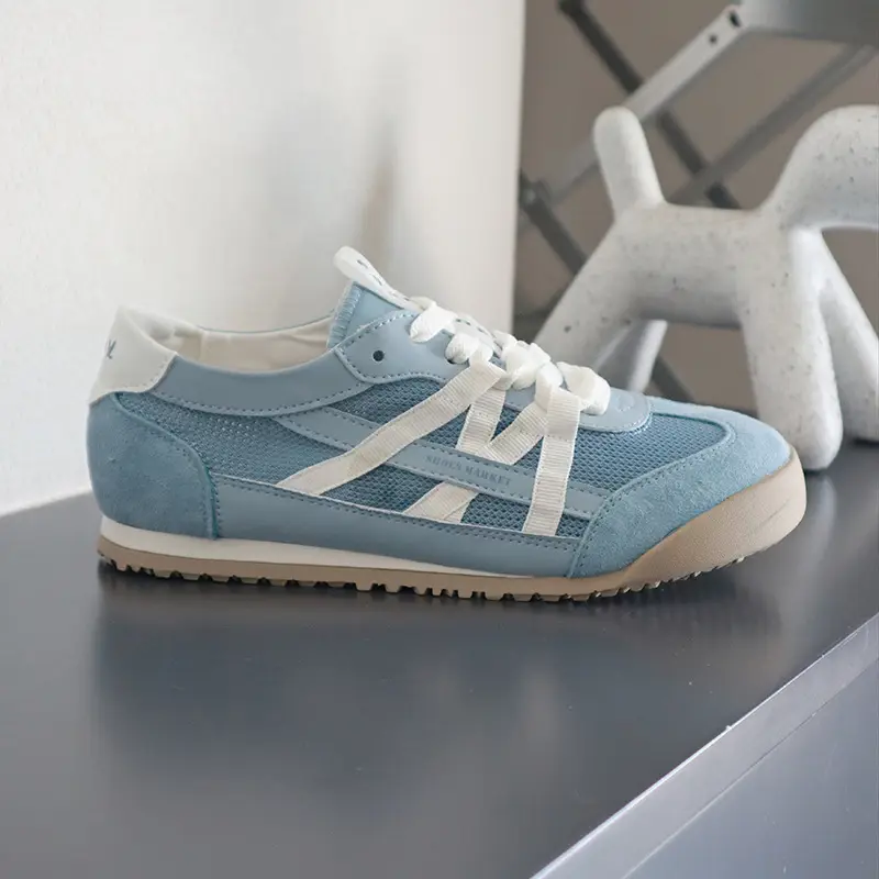 Summer Not Tired Feet Training Shoes Women's 2025 New Mesh Breathable Forrest Gump Shoes Flat Casual All-match White Shoes — feature 6