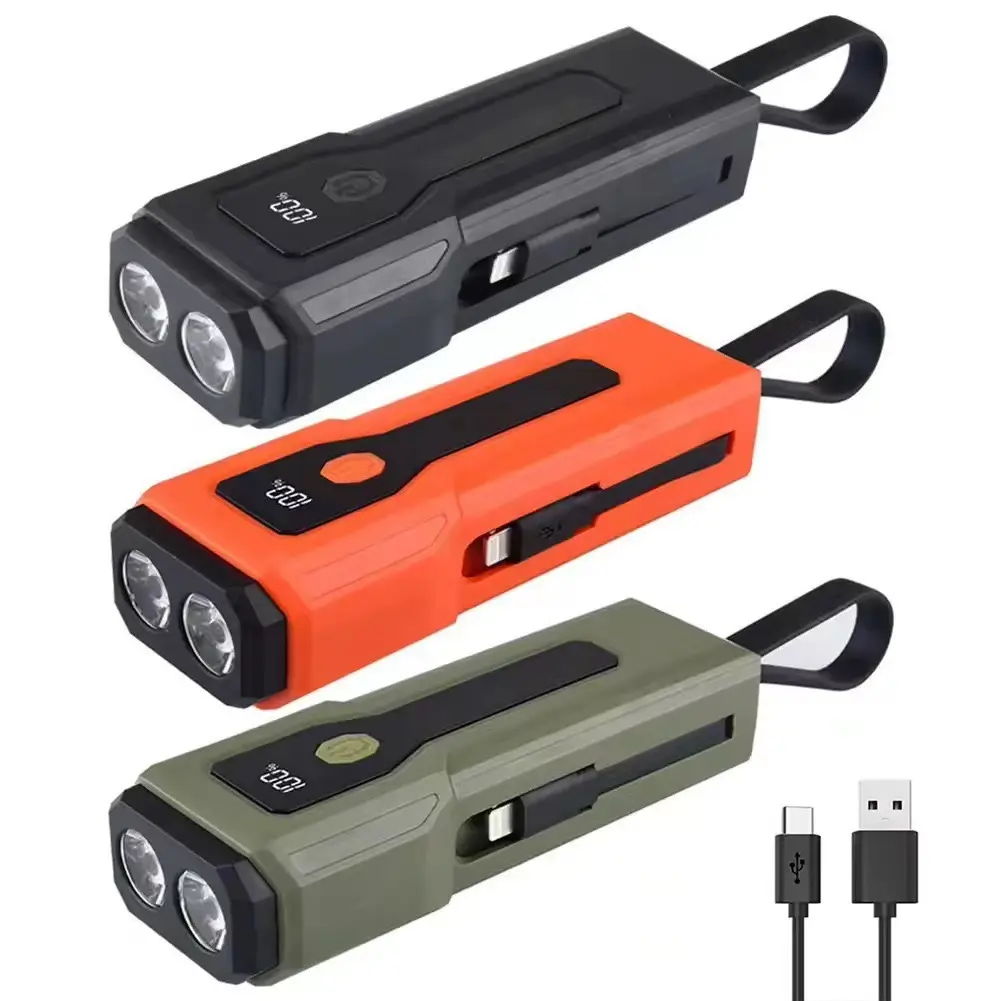Cross-Border Multi-Functional Flashlight with USB Charging - Image 7