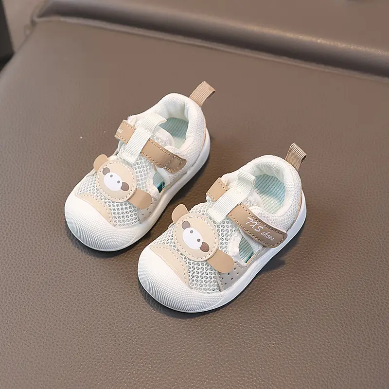 Summer New Baby Shoes 1-2 Years Old Girls' Toe Hollow Sandals Boys' Breathable Soft Sole Toddler Shoes - Image 6