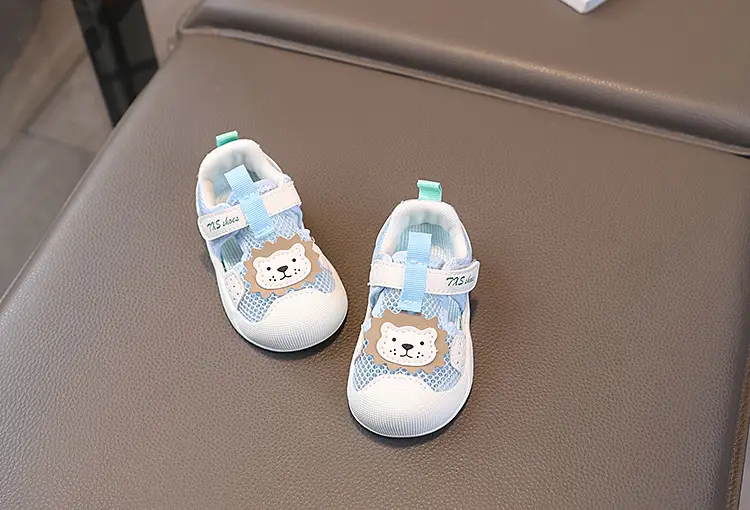 Summer New Baby Shoes 1-2 Years Old Girls' Toe Hollow Sandals Boys' Breathable Soft Sole Toddler Shoes — feature 10