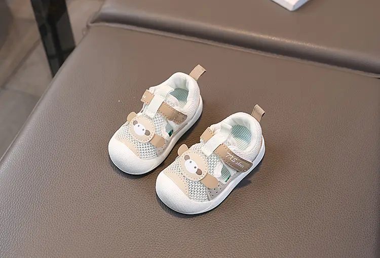Summer New Baby Shoes 1-2 Years Old Girls' Toe Hollow Sandals Boys' Breathable Soft Sole Toddler Shoes — feature 7