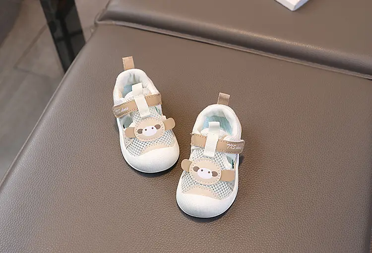 Summer New Baby Shoes 1-2 Years Old Girls' Toe Hollow Sandals Boys' Breathable Soft Sole Toddler Shoes — feature 8