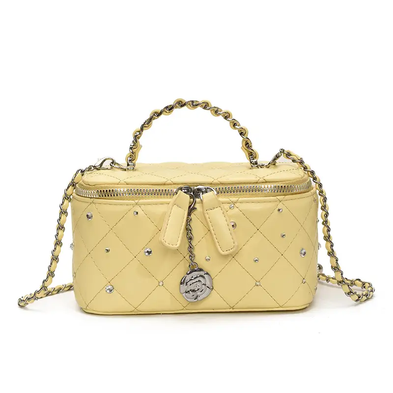 Pink Rhombina Chain Shoulder Bag for Women 2025 - Image 9