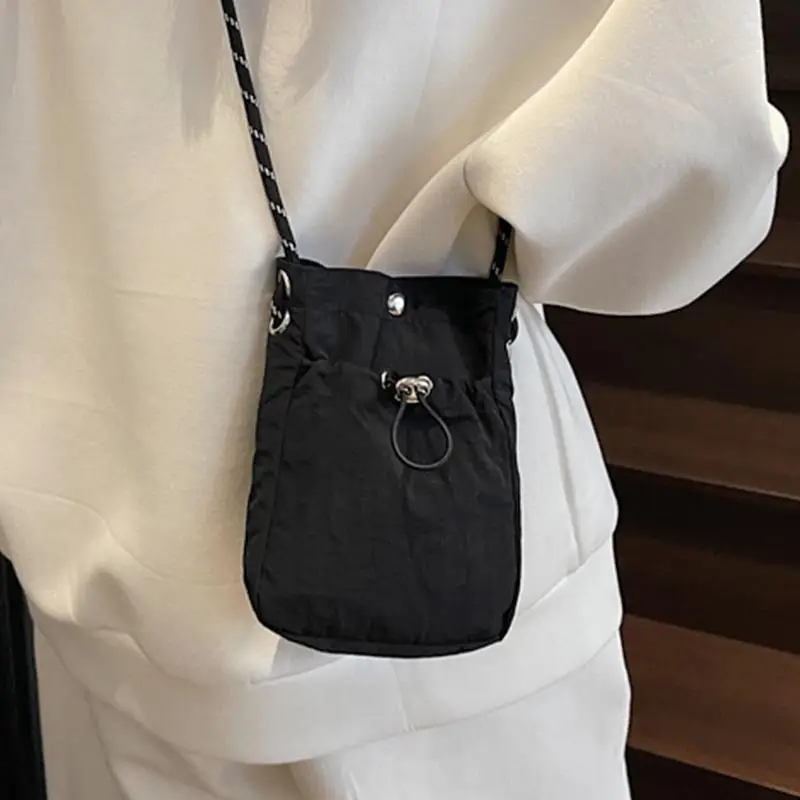 Olive Green One-Shoulder Crossbody Phone Bag - Image 7
