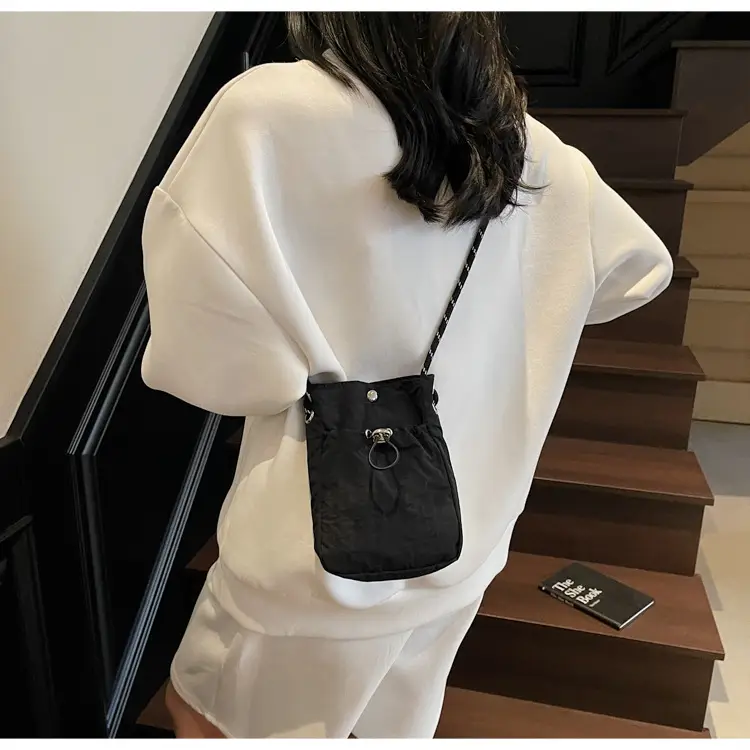 Olive Green One-Shoulder Crossbody Phone Bag — feature 20