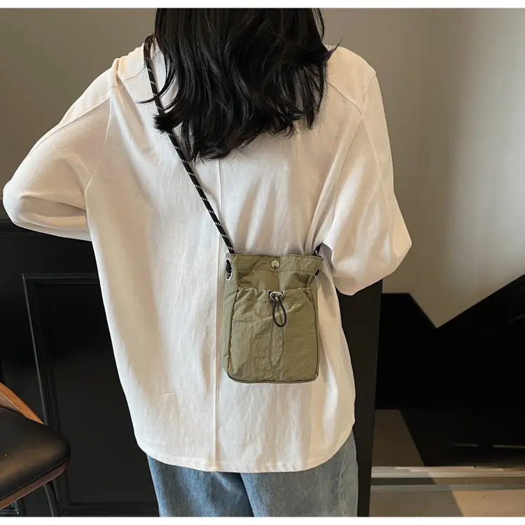 Olive Green One-Shoulder Crossbody Phone Bag — feature 25
