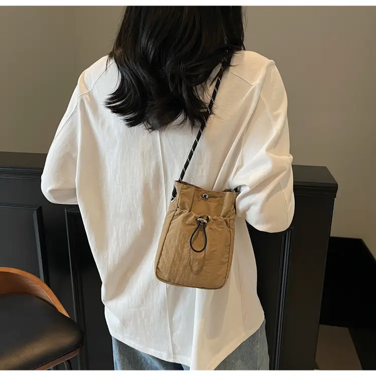 Olive Green One-Shoulder Crossbody Phone Bag — feature 28