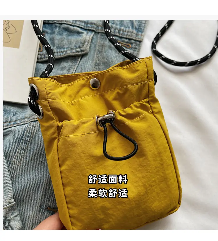 Olive Green One-Shoulder Crossbody Phone Bag — feature 6