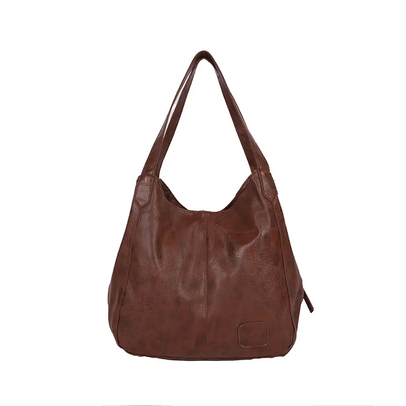 2025 Spring Women's Leather Shoulder Bags Large Capacity Korean Style - Image 9