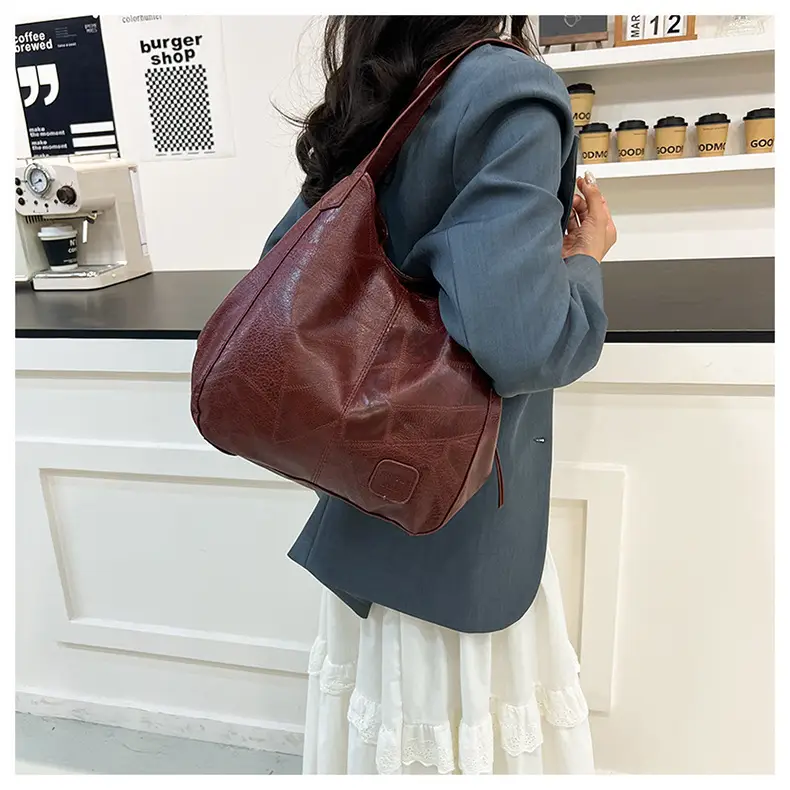 2025 Spring Women's Leather Shoulder Bags Large Capacity Korean Style — feature 18
