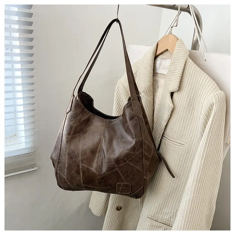 2025 Spring Women's Leather Shoulder Bags Large Capacity Korean Style — feature 21