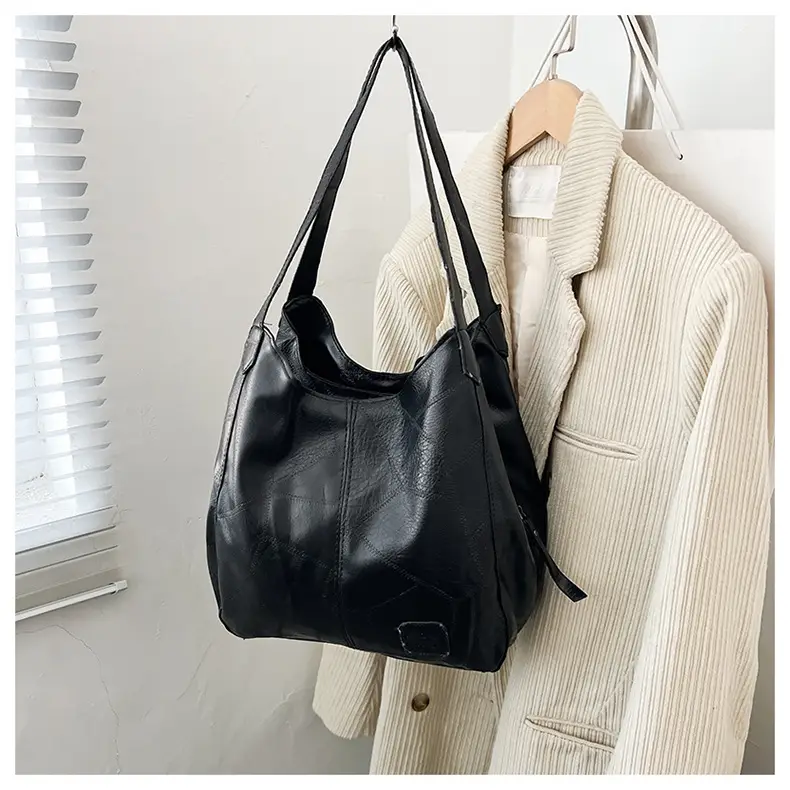 2025 Spring Women's Leather Shoulder Bags Large Capacity Korean Style — feature 22