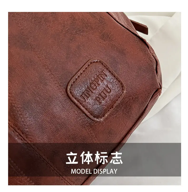 2025 Spring Women's Leather Shoulder Bags Large Capacity Korean Style — feature 8