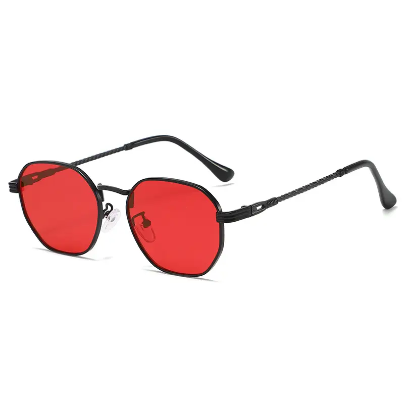 Square Sunglasses with Anti-UV Gold Frame for Men Women - Image 3