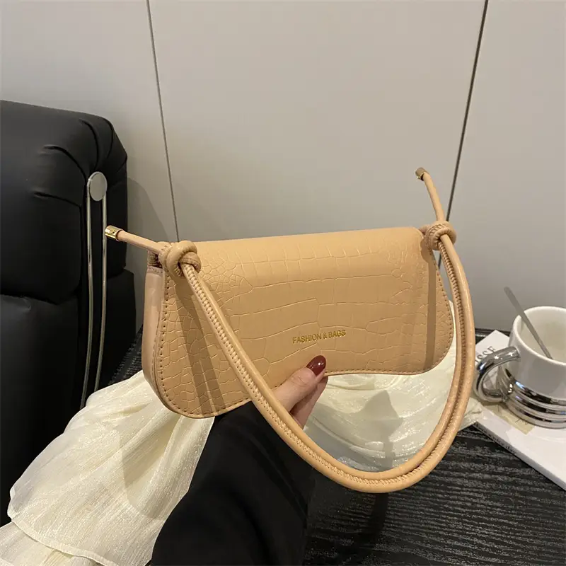 White Quilted Shoulder Bag with Strap for Women