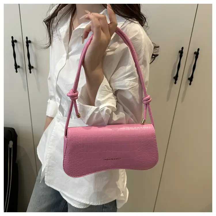 White Quilted Shoulder Bag with Strap for Women — feature 14