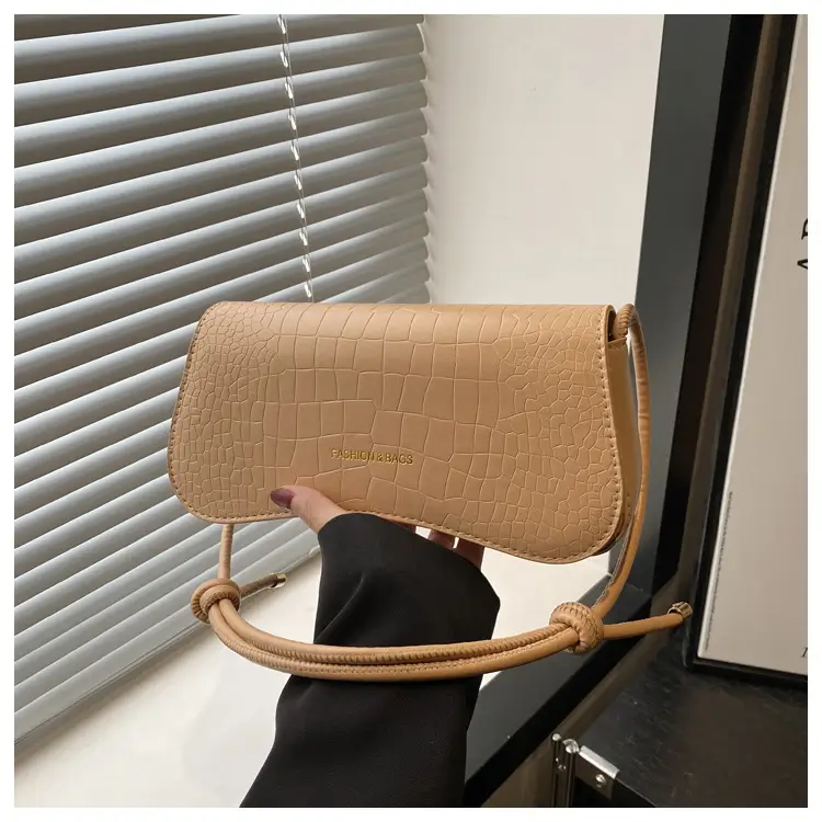 White Quilted Shoulder Bag with Strap for Women — feature 26