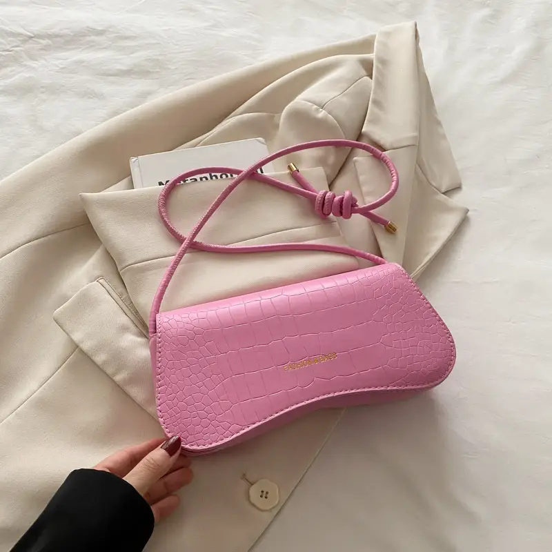 White Quilted Shoulder Bag with Strap for Women