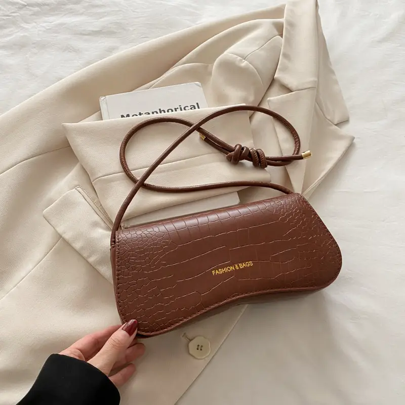 White Quilted Shoulder Bag with Strap for Women