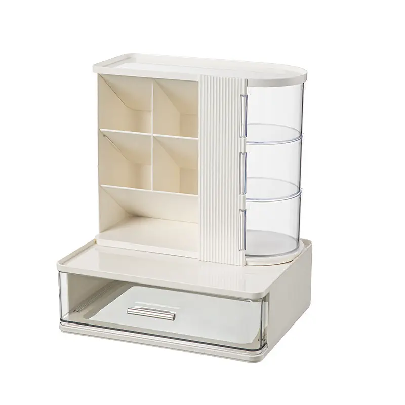 Black Makeup & Desk Organizer Rack 22x18cm - Image 8