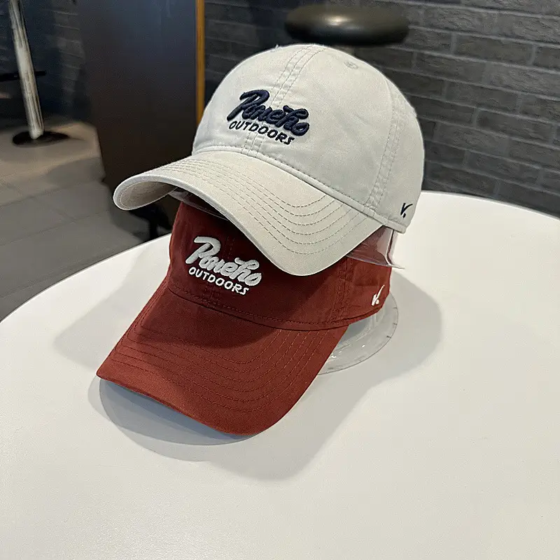 Korean Style Duckbill Cap for Men Women Pink Beige - Image 10