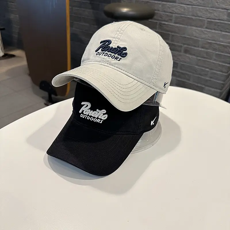 Korean Style Duckbill Cap for Men Women Pink Beige — feature 10