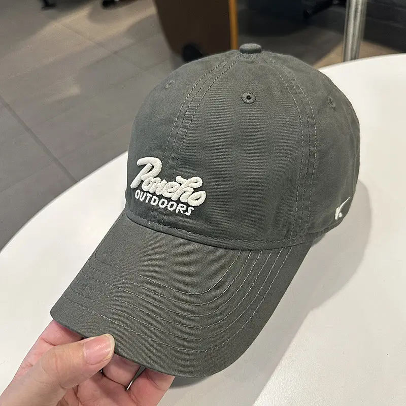 Korean Style Duckbill Cap for Men Women Pink Beige — feature 11