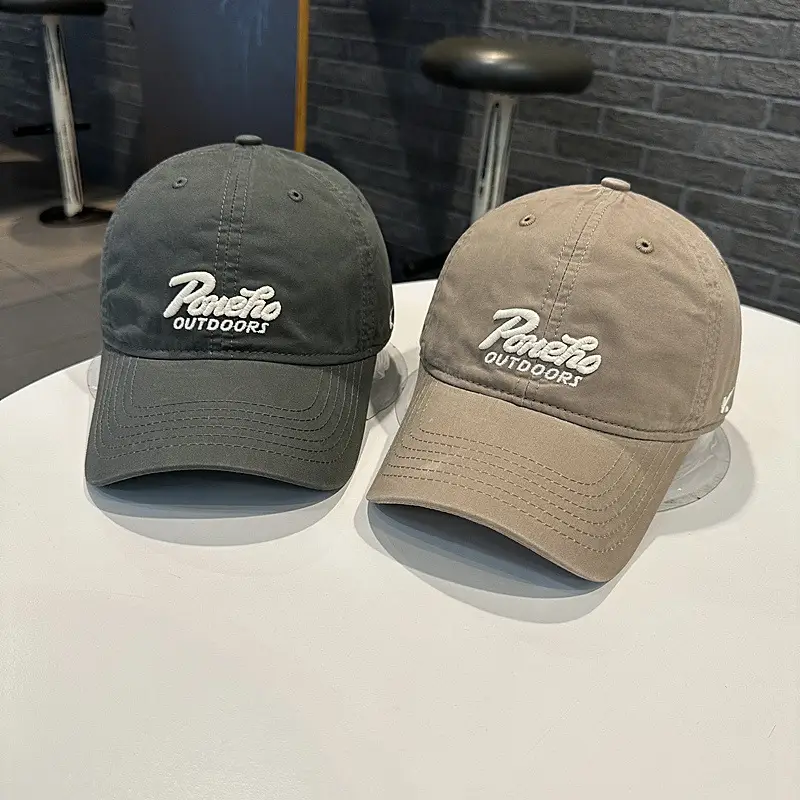 Korean Style Duckbill Cap for Men Women Pink Beige — feature 15