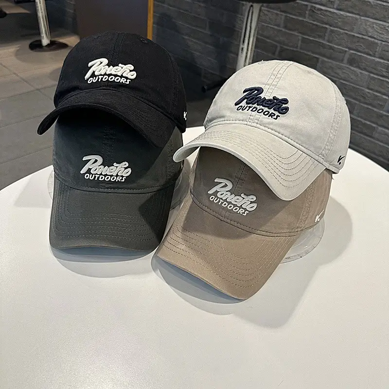 Korean Style Duckbill Cap for Men Women Pink Beige — feature 17