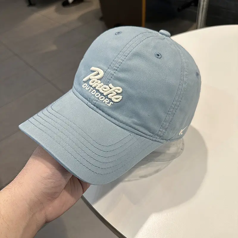 Korean Style Duckbill Cap for Men Women Pink Beige - Image 5