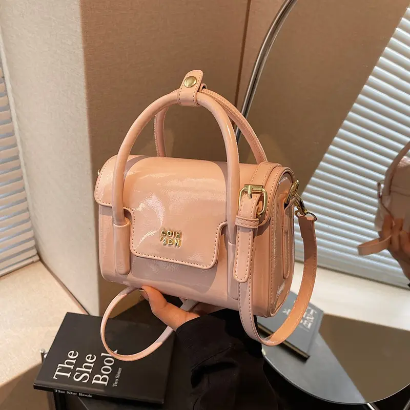 Pink Leather Crossbody Bag for Women 2025 - Image 2