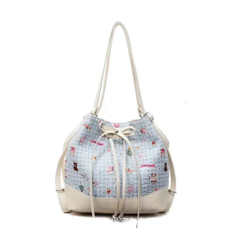 Cute Cartoon Bear Bucket Bag Women Casual 2025 - Image 8