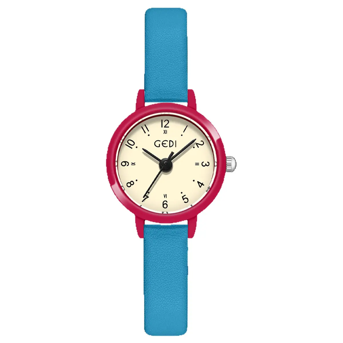 Women's Dopamine Red Quartz Watch Small - Image 3