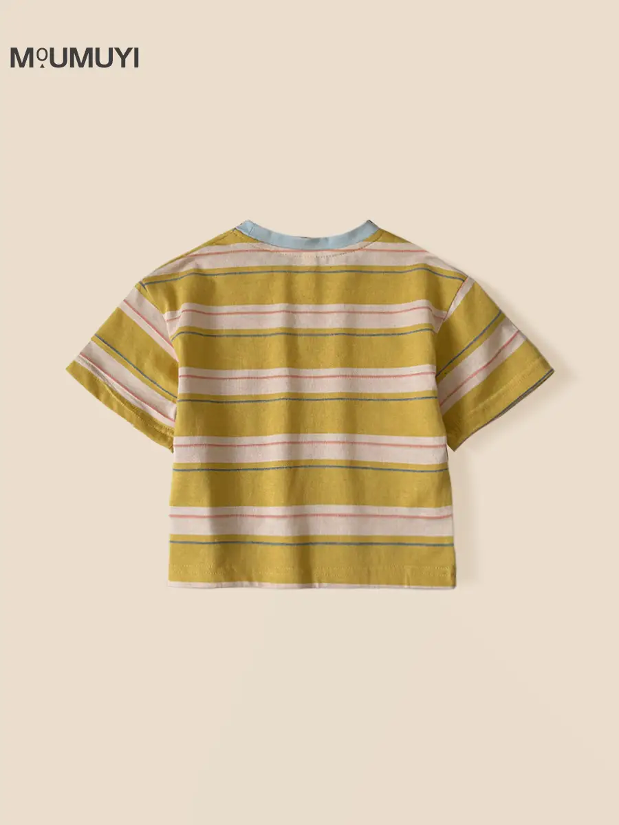 Children Striped T-Shirt & Pants Set 2026 Summer - Image 6