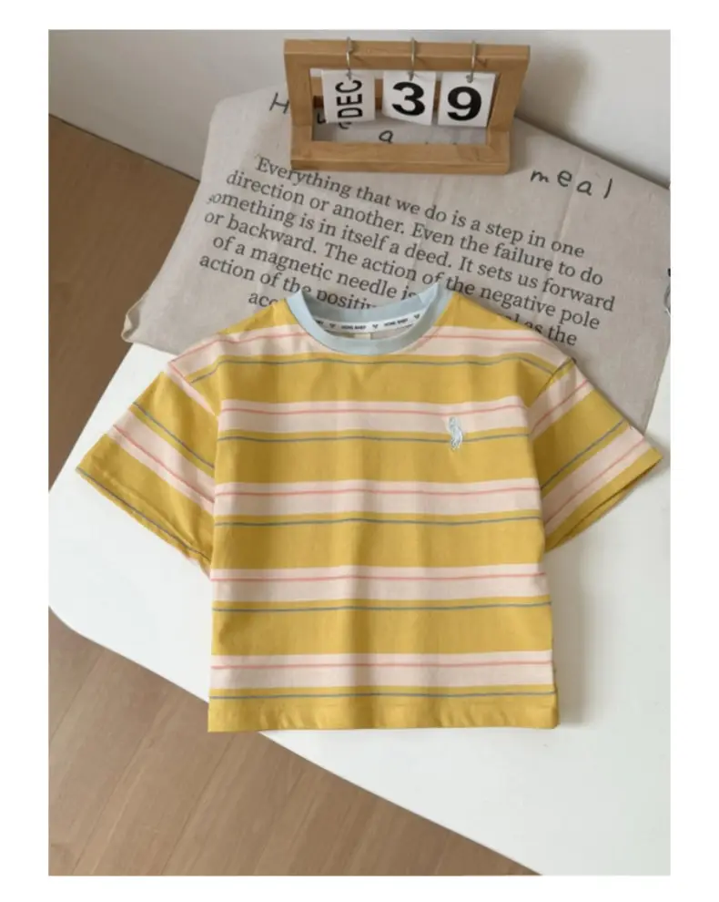 Children Striped T-Shirt & Pants Set 2026 Summer — feature 12