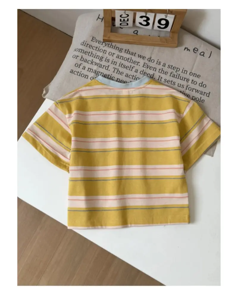 Children Striped T-Shirt & Pants Set 2026 Summer — feature 13