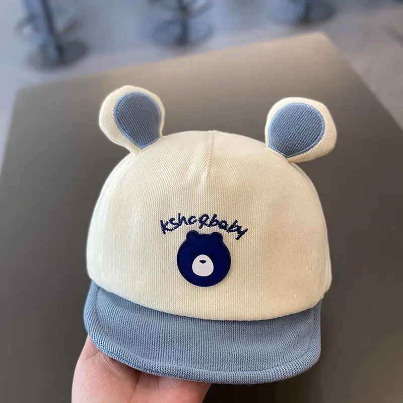 Cute Bear Embroidered Cap for Kids Boys Girls - Image 4
