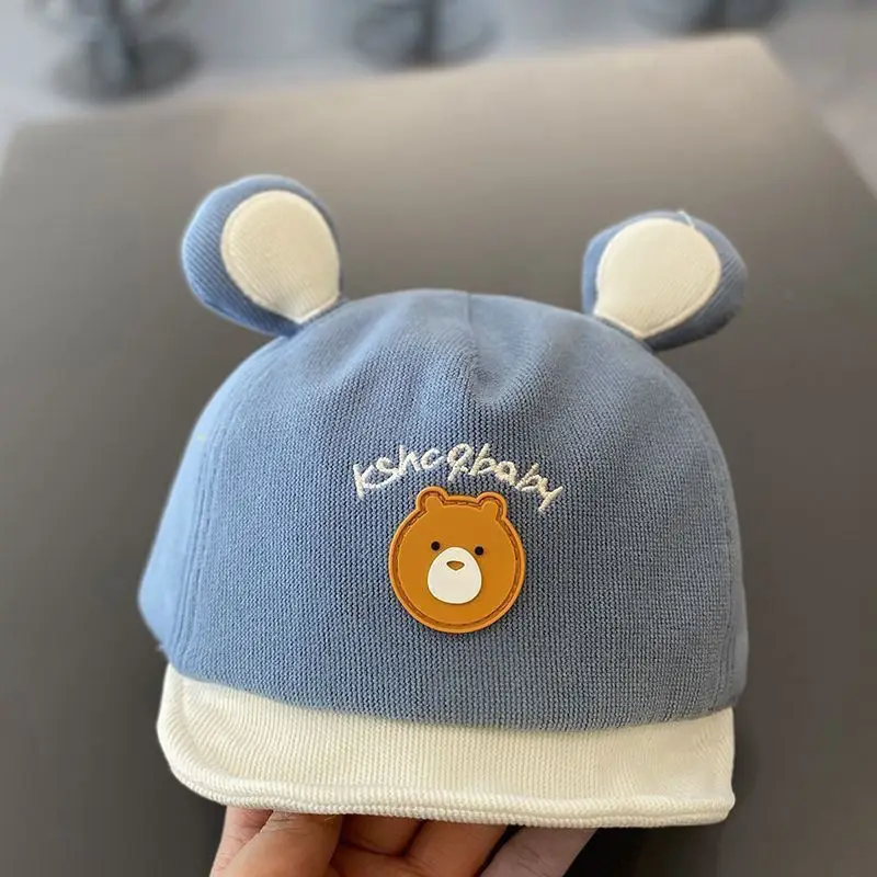 Cute Bear Embroidered Cap for Kids Boys Girls - Image 5