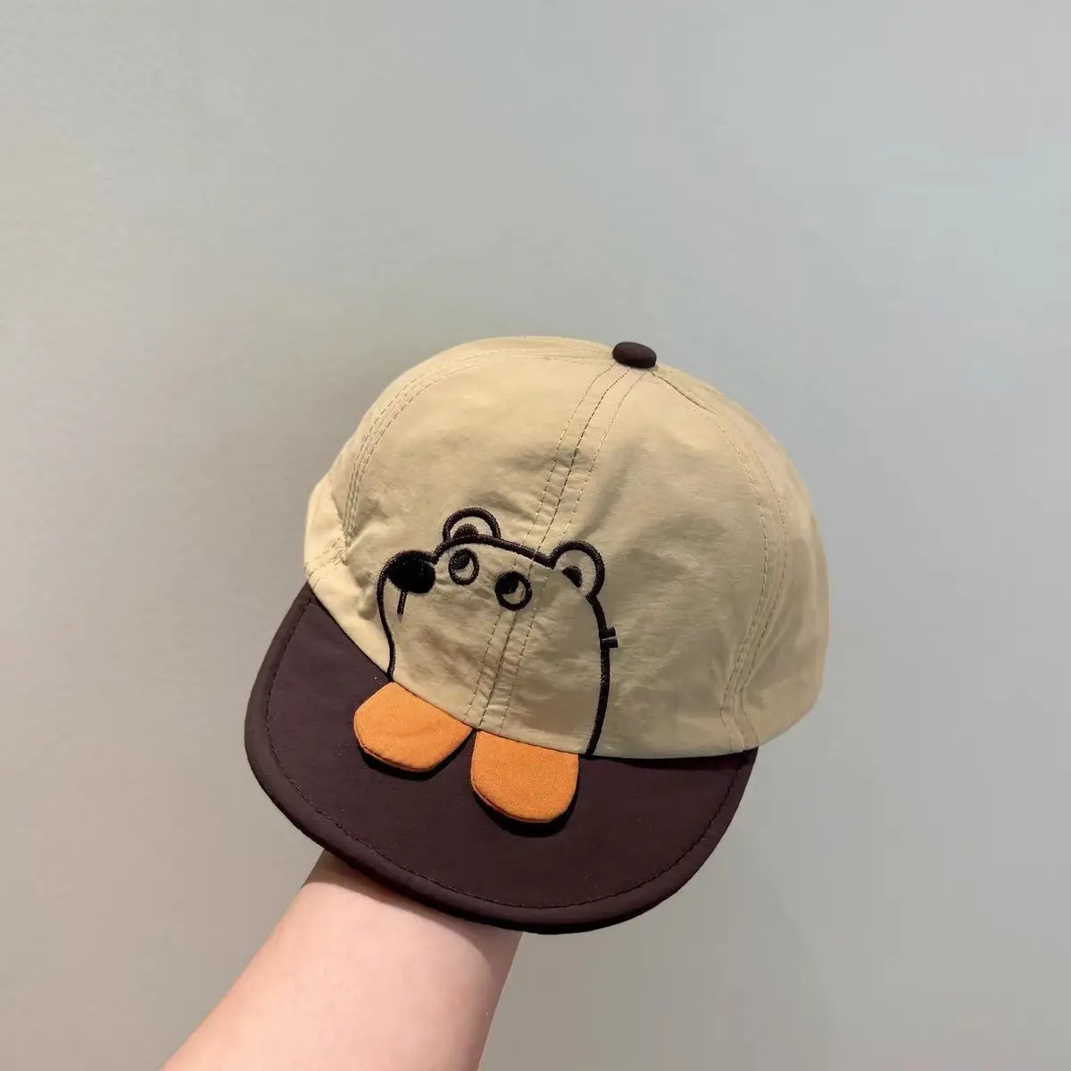 Cute Bear Embroidered Cap for Kids Boys Girls - Image 7
