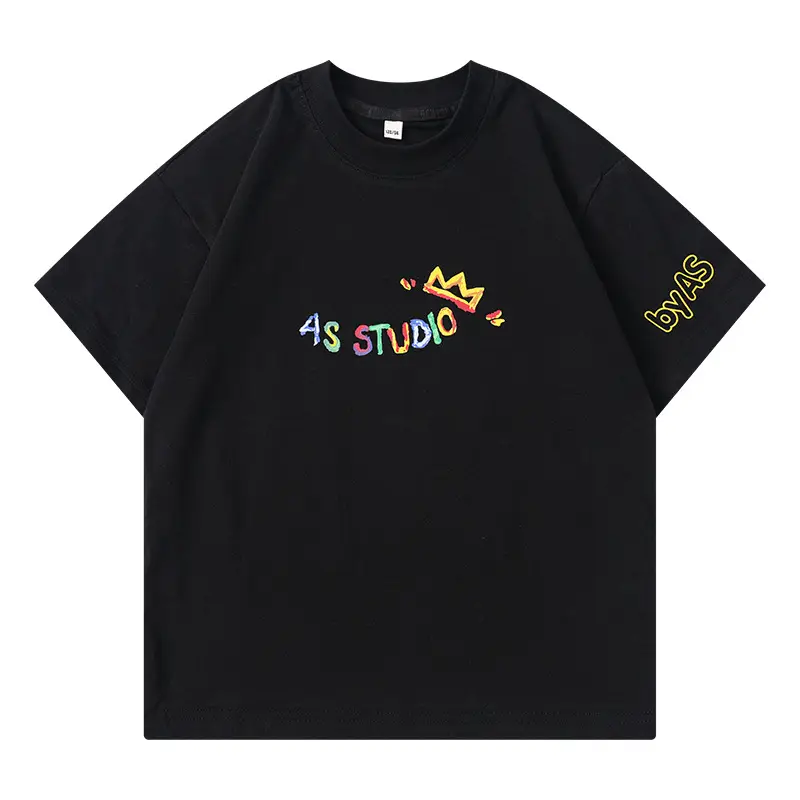 Boys Black Graffiti T-Shirt 2026 Kids Summer Cool - Image 6