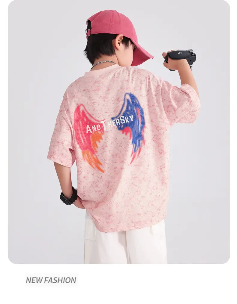Boys Pink Luminous Wings T-Shirt 2026 Kids — feature 13